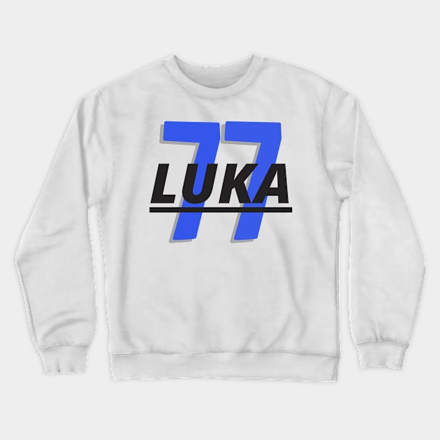 LUKA-77 Dallas Mavs Crewneck Sweatshirt by Just4U